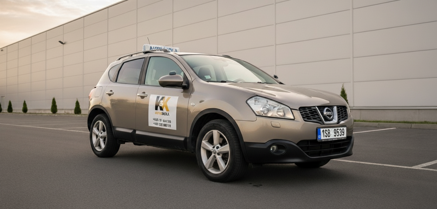 Nissan Qashqai - naše výukové vozidlo